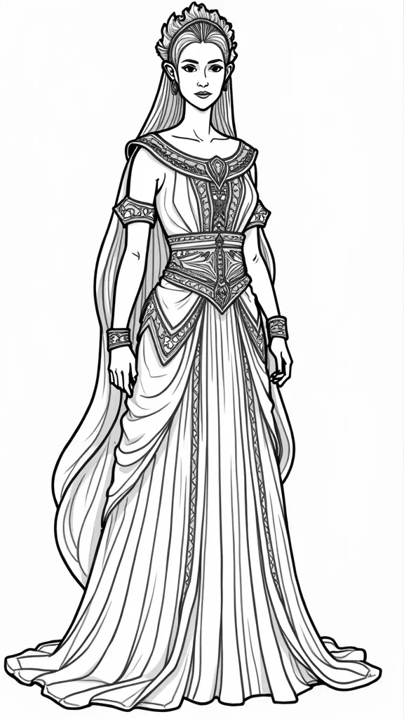 coloriage padme amidala